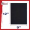 9 X 12 Inch Black Professional Art Canvas Board Panels 6 Pack - 8 Ounce Heavyweight Cotton Acid Free Canvases for Painting Acrylics and Watercolor (1 Case of 6 Single Canvas Painting Panels)